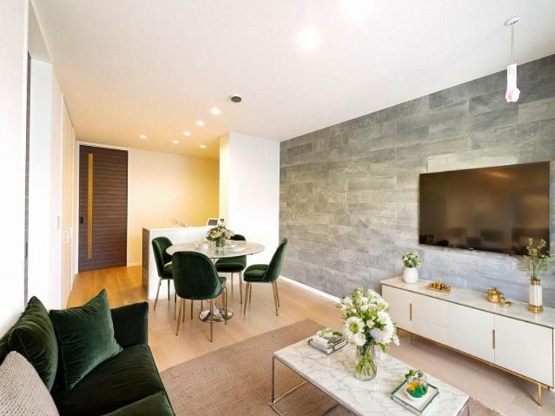 居室・リビング　CGで家具等を配置したもので家具等は含まれません