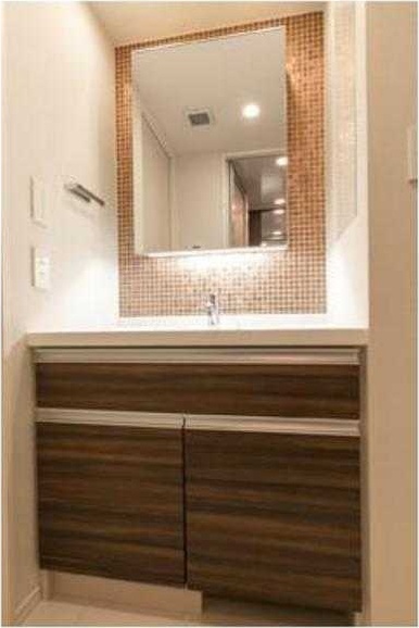 洗面設備　同タイプ別部屋参考写真です♪