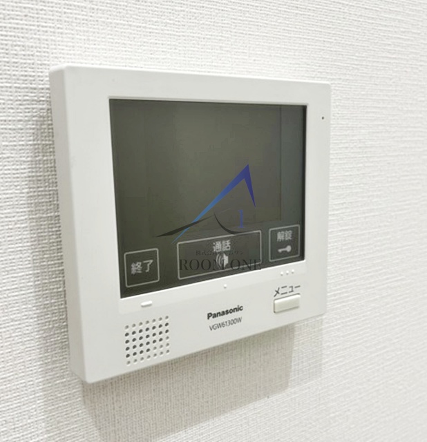 セキュリティ　モニター付きインターホンです。
