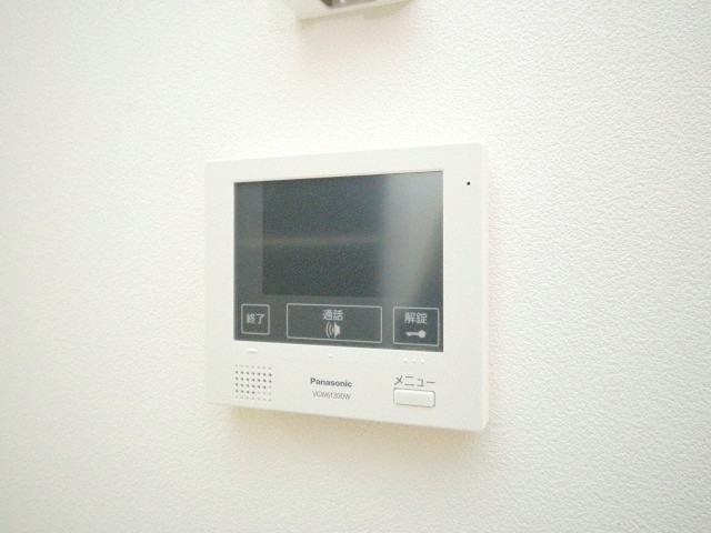 セキュリティ　モニター付きインターホンです♪