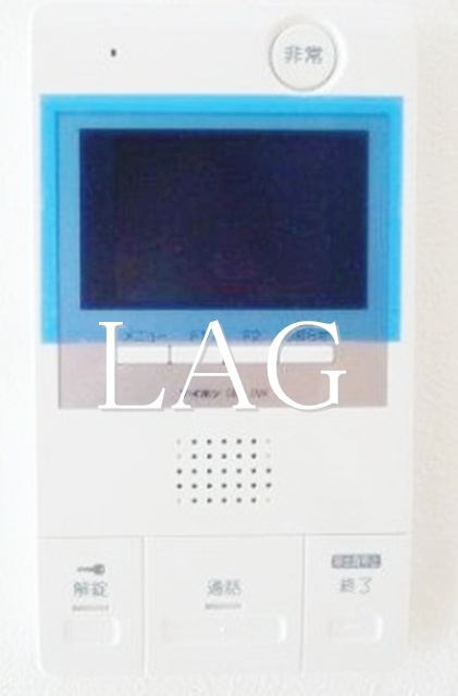 セキュリティ　TVモニター付きインターホンです。