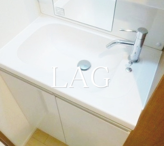 洗面設備　洗面台です。