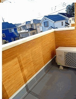 バルコニー　南向きのベランダです。