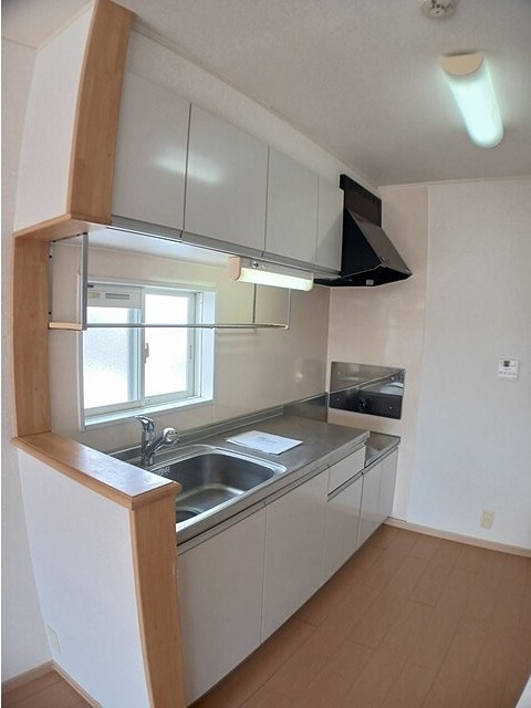 キッチン　お好きなガスコンロが設置できます。