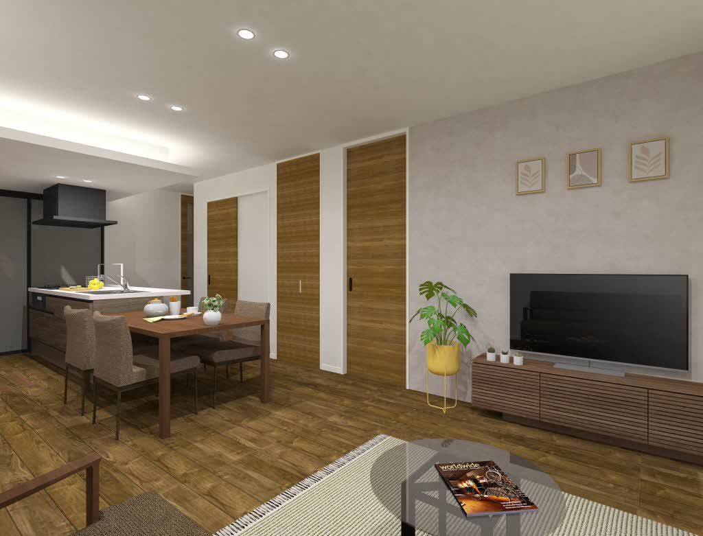 その他部屋・スペース　完成予想図／家具等は配置のイメージで物件に付属しておりません