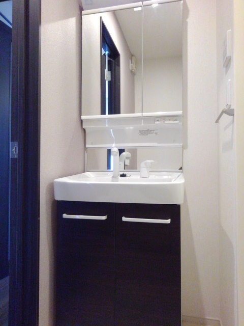 洗面設備　忙しい朝に便利なシャンプードレッサー付