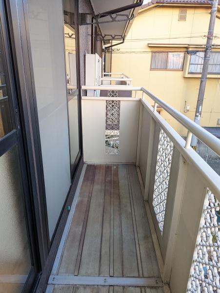 バルコニー　洗濯物もしっかり干せます★