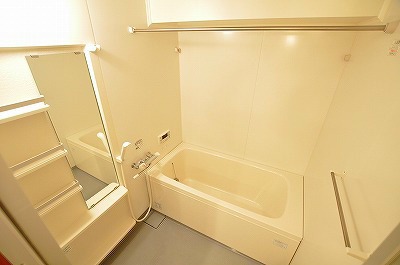 バス・シャワールーム　間取り同タイプ（号室により床・建具・キッチン・バスルームの色