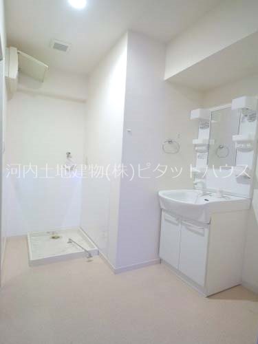 洗面設備　室内洗濯機置き場