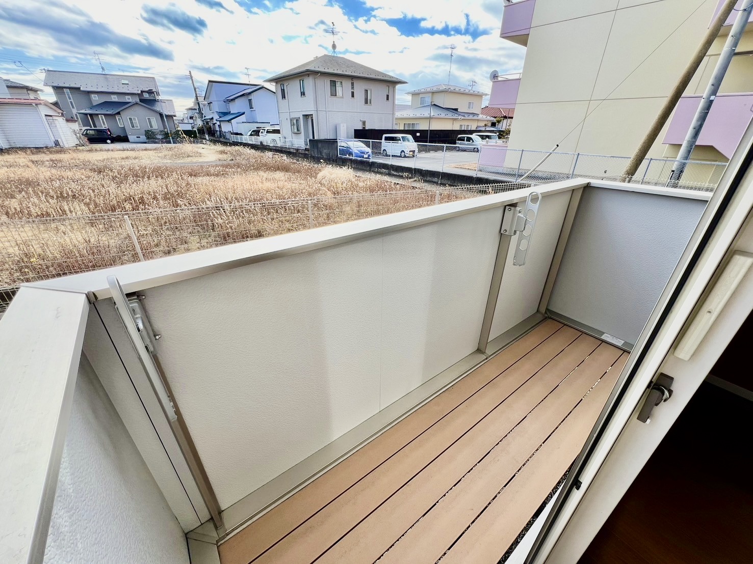 バルコニー　バルコニー部分・日当たり良好です♪