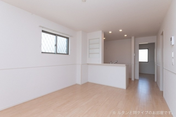 居室・リビング　※参考写真　同建築メーカー施工の同間取完成他物件のものです。