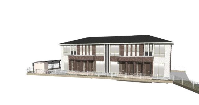 建物外観　完成予想図