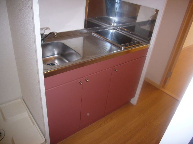 キッチン　シングルレバー設置