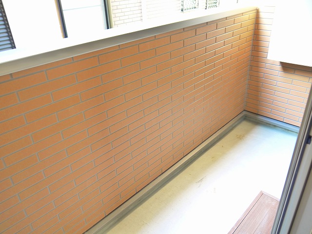 バルコニー　落ち着いた時間を過ごせるバルコニーです