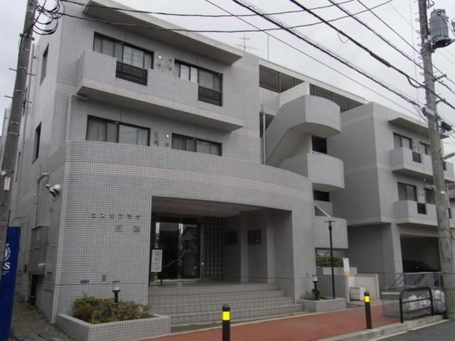 建物外観　タイル貼りの綺麗なマンション。管理体制良好です。