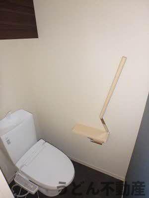 トイレ　うどん県のお部屋探しはうどん不動産へ うどんちゃんとLINE