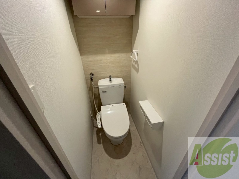 トイレ　ウォシュレットがついたトイレです。安心して使用できますね。