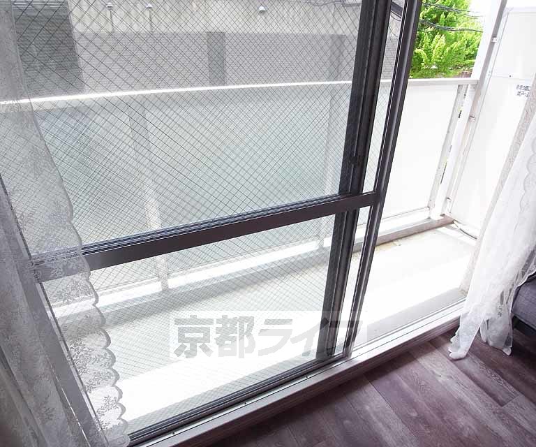 バルコニー　南向きで光がよく差し込みます