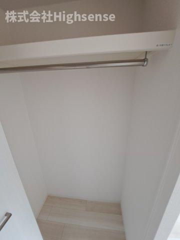 収納　たっぷりとした収納スペースです