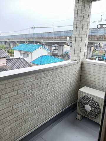 バルコニー　広々としたバルコニーです