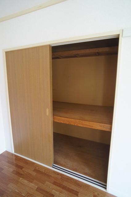 収納　奥行のある収納付です！増えがちな荷物をスッキリ収納できます！