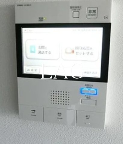 セキュリティ　モニターつきインターホンです。