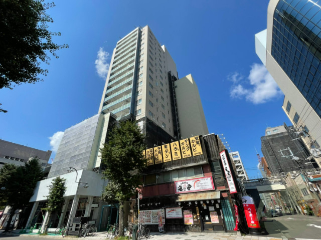 建物外観　札幌市中央区南３条西「ＵＵＲコート札幌南３条プレミア」
