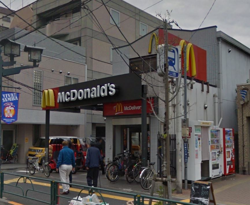 飲食店　マクドナルド 大島店（飲食店）まで670m