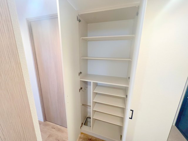 収納　しっかり収納スペースも確保。使いやすいお部屋です。