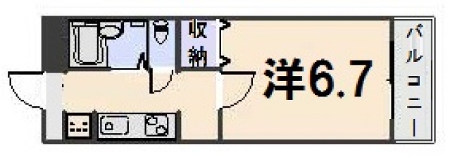 クレール山陵の間取り写真