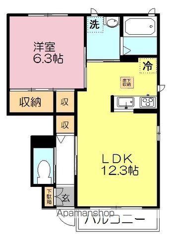 プリヴェ参番館の間取り写真
