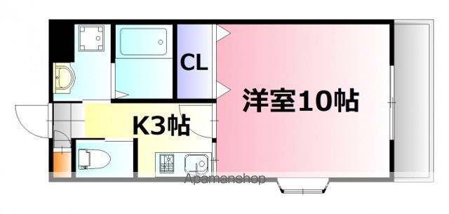 ＪＲ可部線 古市橋駅 徒歩8分 3階建 築22年の間取り写真