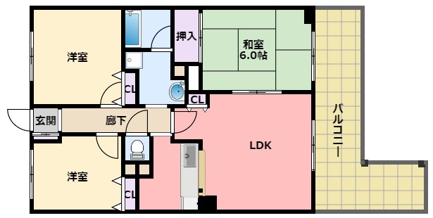 サンテ東甲子園の間取り写真