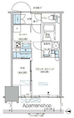 パークアクシス西大島コンフォートスクエアの間取り写真