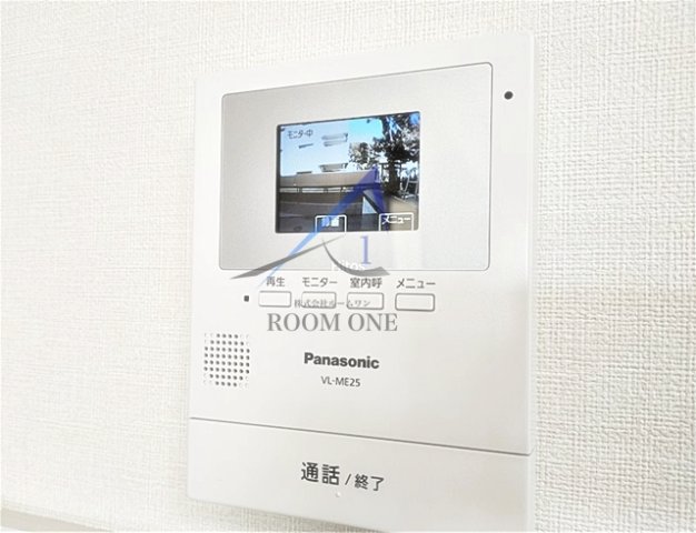 セキュリティ　モニター付きインターホンです。