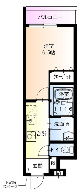 フジパレス緑橋EASTの間取り写真