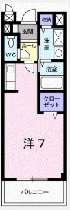 シャルマンビラBの間取り写真