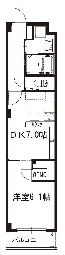 志幸70RUFURANの間取り写真