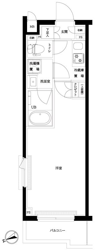 ルーブル武蔵新城七番館の間取り写真