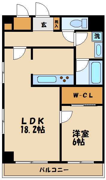 KDXレジデンス溝の口の間取り写真