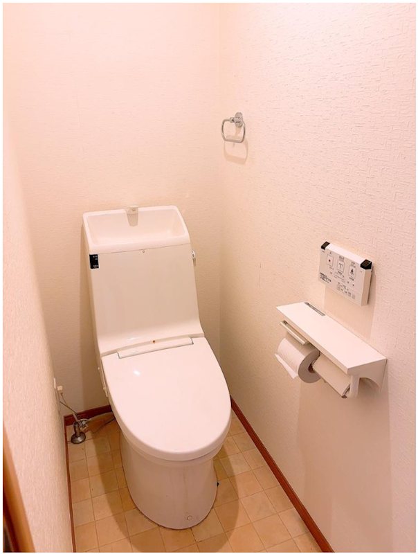 都営三田線 芝公園駅 徒歩6分 4階建 築46年のトイレ写真