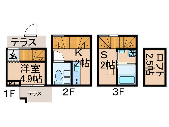 Maison Nekoの間取り写真
