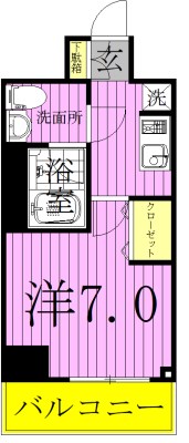 プレール・ドゥーク梅島の間取り写真