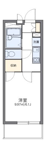 レオパレスケー ファイブの間取り写真
