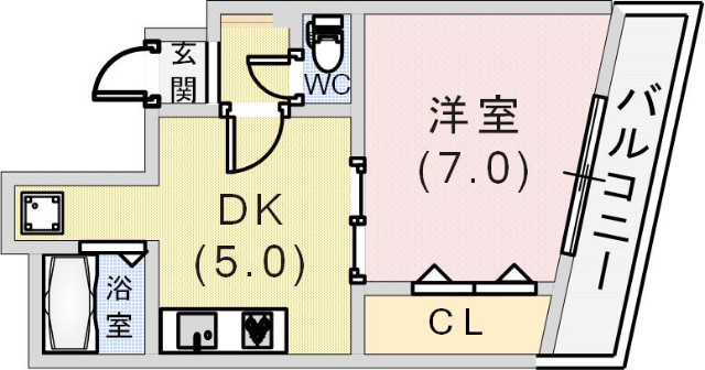 ヴィレッジヴァンガードの間取り写真