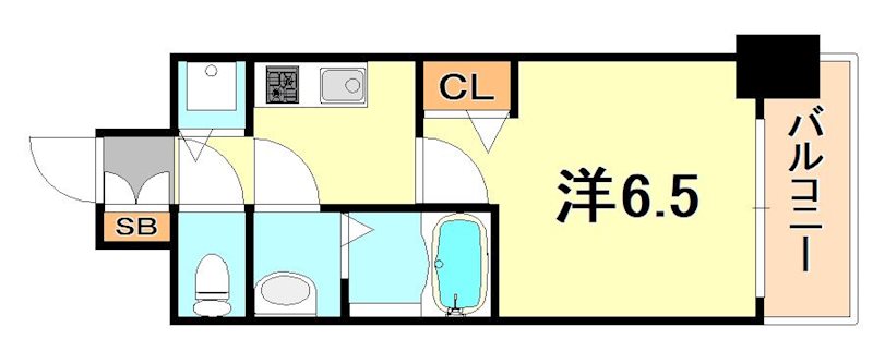 プレサンス神戸元町の間取り写真