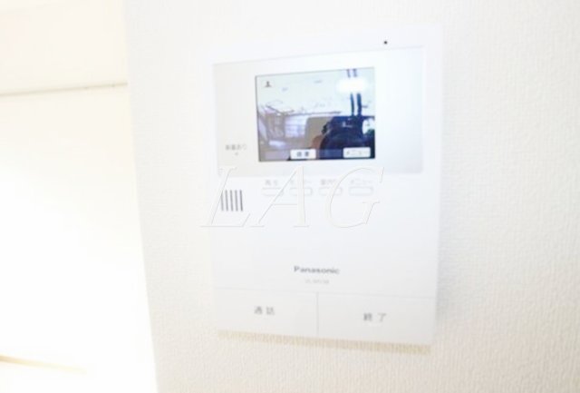 セキュリティ　モニター付きインターフォンです。