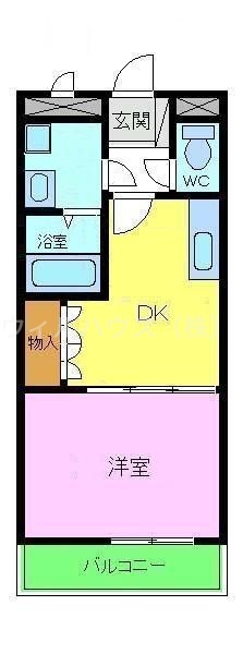大仙パークサイドの間取り写真