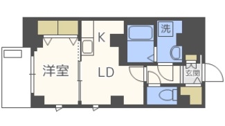 Casa大濠西の間取り写真