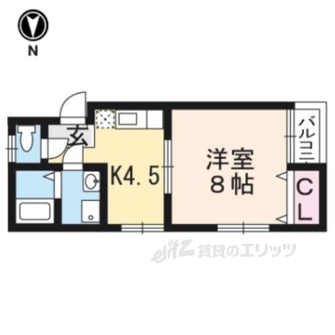 パレス華の間取り写真